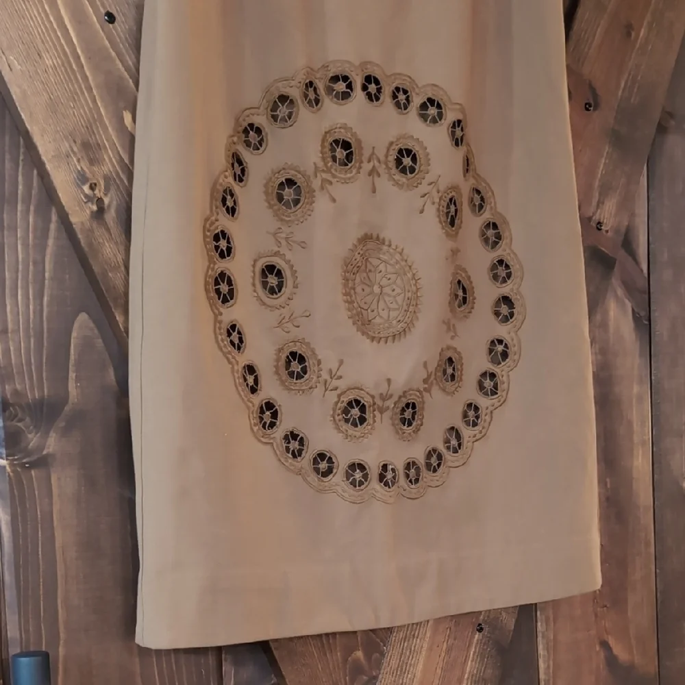 NWT Sea New York Brown Embroidered Pencil Skirt - Picture 3 of 7